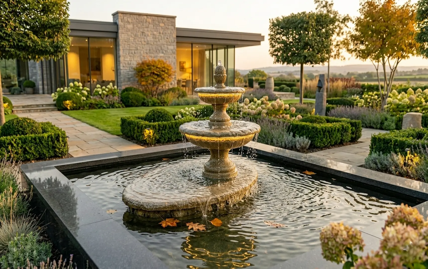 Keeping Water Features Clean and Running Year-Round