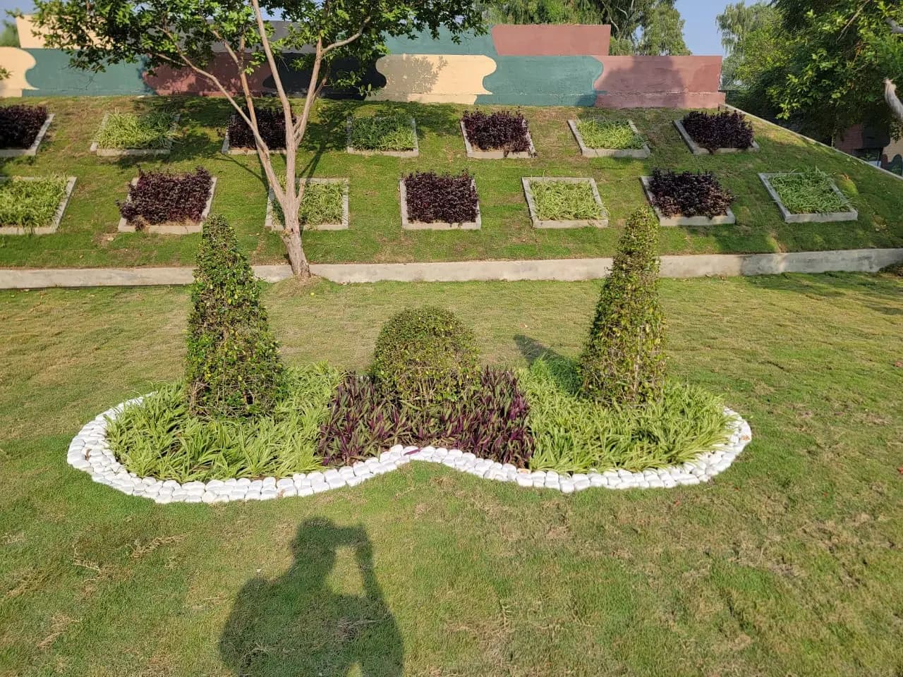 Classic walled garden with espaliered trees